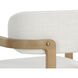 Madrone Rustic Oak / Heather Ivory Tweed Dining Armchair